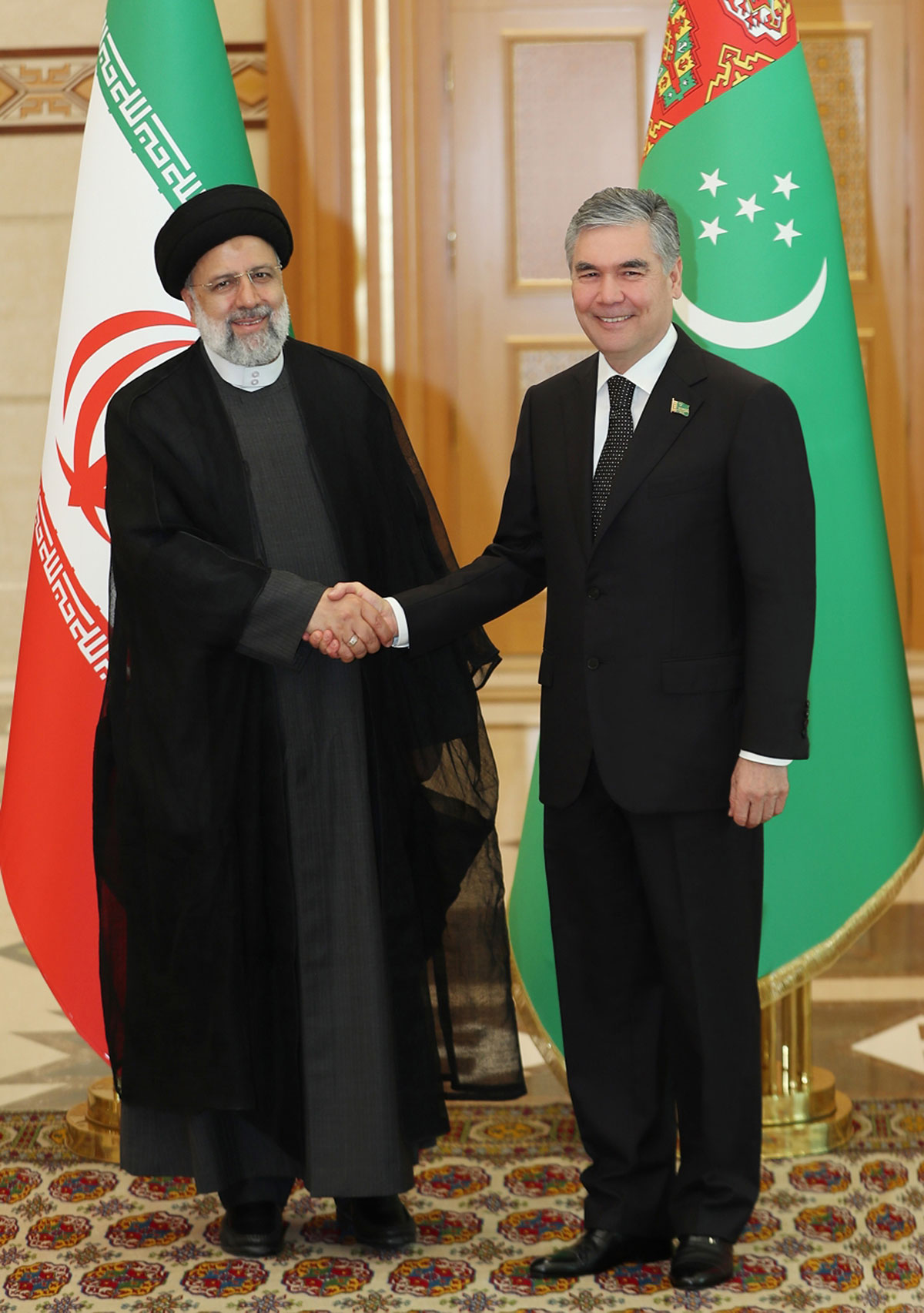 Meeting of the Chairman of the Halk Maslakhaty Milli Gengesh with the President of the Islamic Republic of Iran